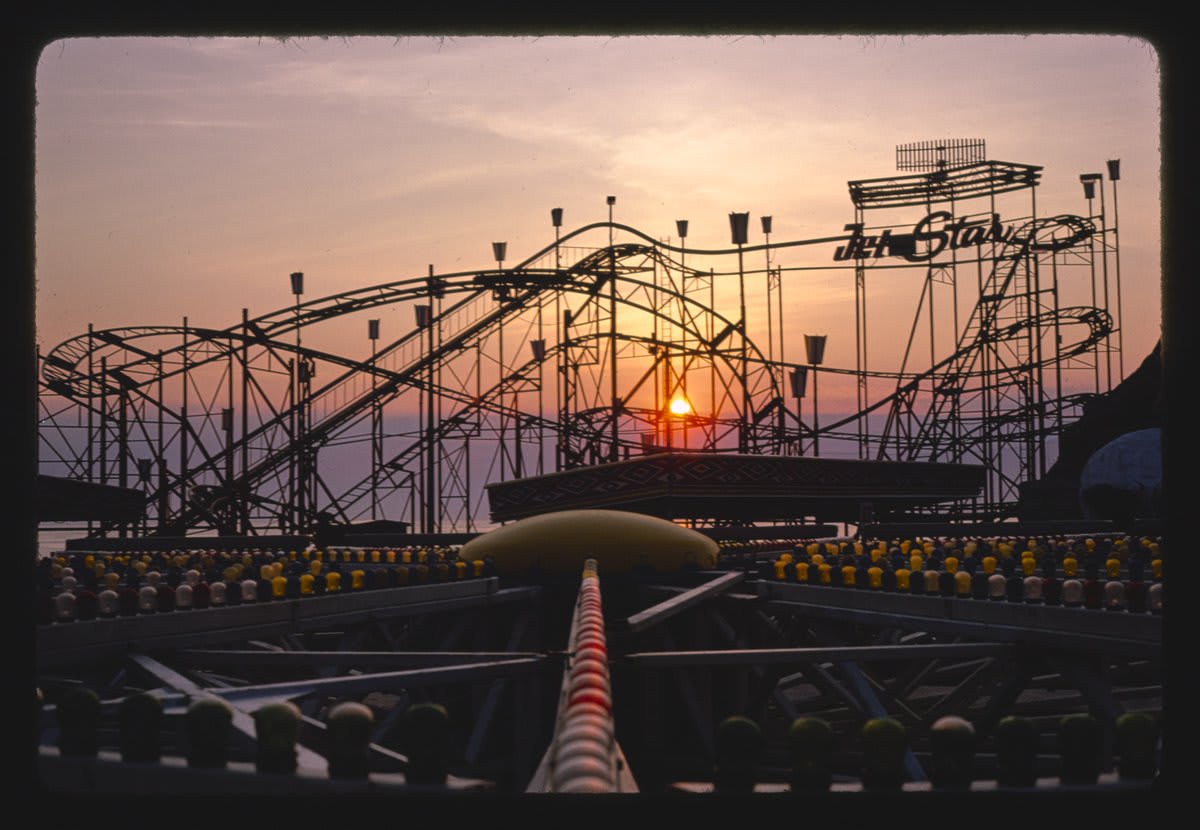 roller coaster, seaside heights, new jersey, 1978