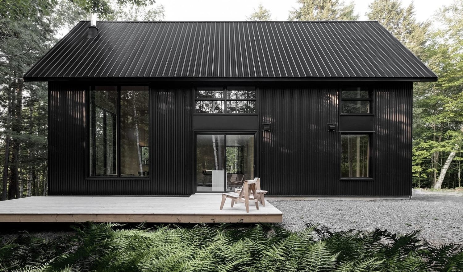 A Lofty Nature Retreat in Quebec Inspired by Nordic Architecture