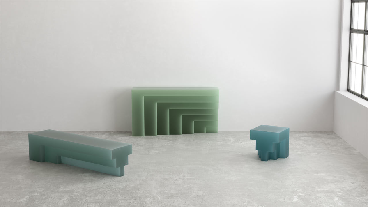 Niko Koronis Creates a Family of Furniture in Resin - Design Milk