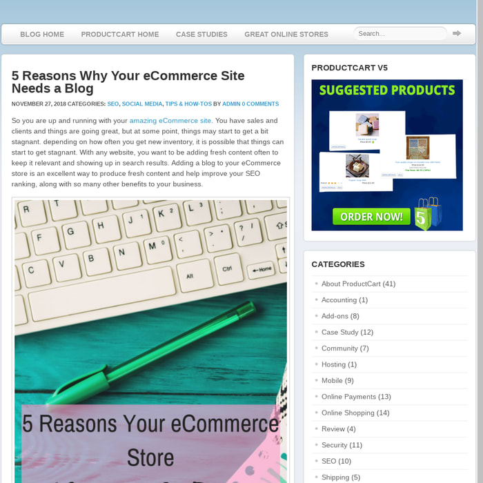 5 Reasons Why Your eCommerce Site Needs a Blog