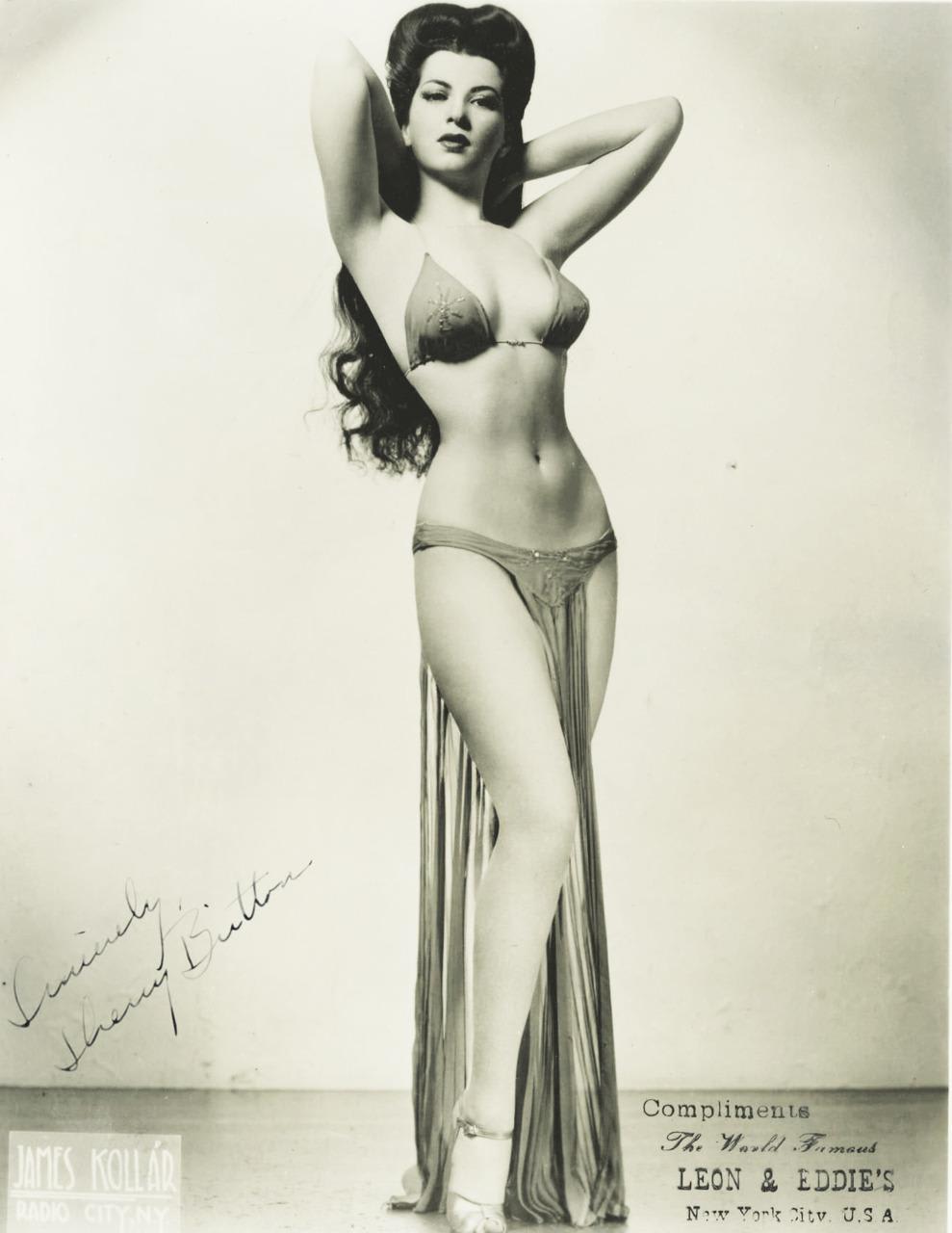 1930's Burlesque dancer Sherry Britton was 5-foot-3-inch (1.60 m) tall with an 18-inch (46 cm) waist, and was once said to have a "figure to die for."