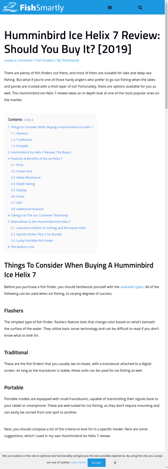 Humminbird Ice Helix 7 Review: Should You Buy It? [2019]