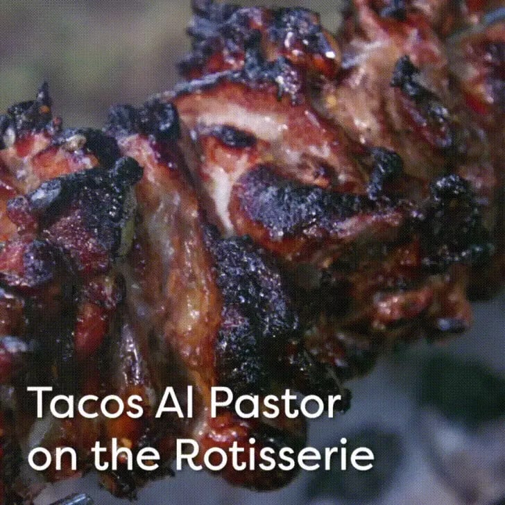 Tacos Al Pastor on the Rotisserie