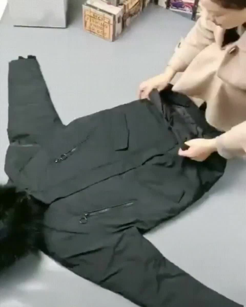 How to fold a jacket