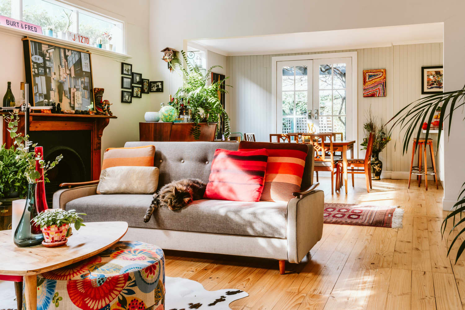 A 1920s Australian House Is Full of Secondhand Finds, Fabulous Art, and Cute Pets