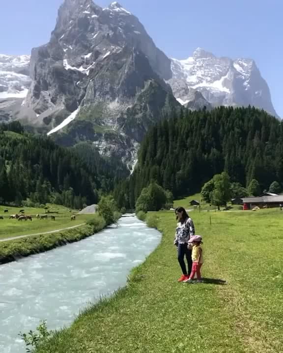 The beauty of Grindelwald, Switzerland