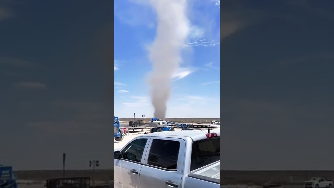 Dust Devil Forms Over Texas - 1331889