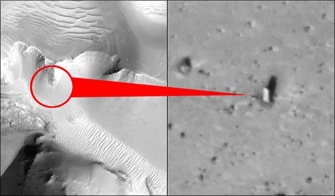 Mars 'Monolith' PHOTO Snapped By Mars Reconnaissance Orbiter Sparks Astronomers' Interest