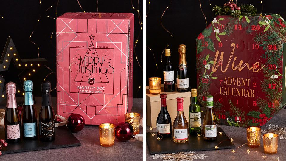 Aldi's Wine Advent Calendar Is Back, With A Sparkling Edition Too
