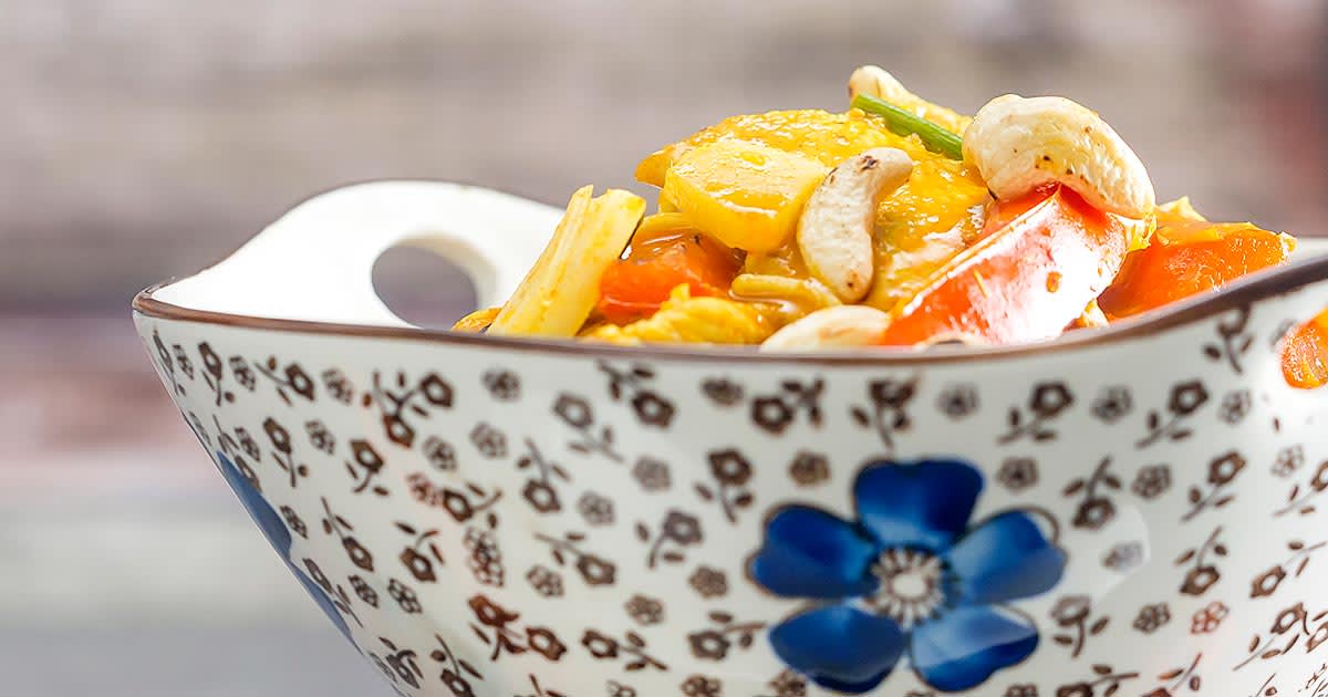 Thai Chicken Curry Noodles in Under 30 Minutes!