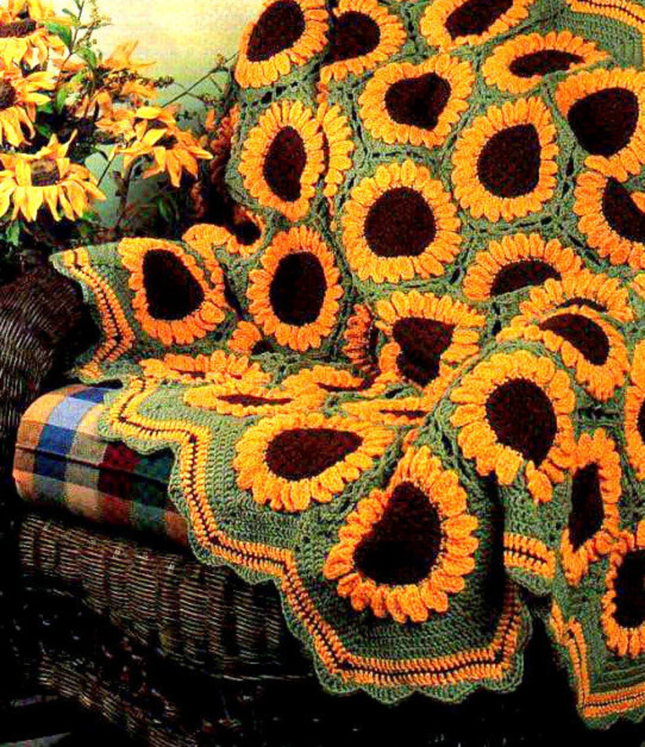 Sunflower Crochet Blanket one of my favorite blanket. Do you like it?