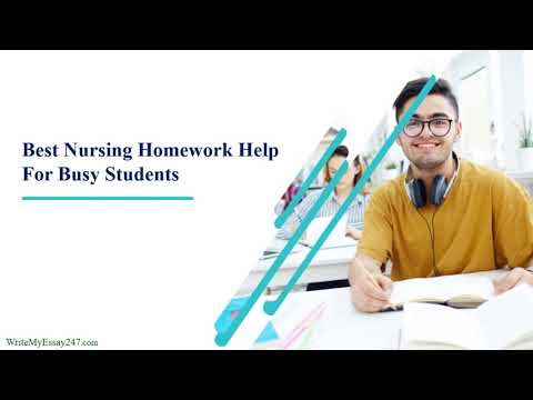 Do My Nursing Homework For Me - WriteMyEssay247 com