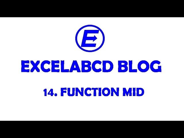 Function MID