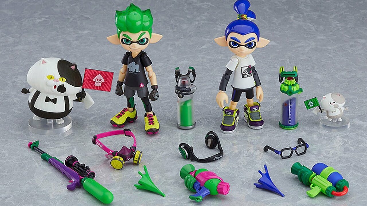 Goodsmile's New Splatoon Figmas Are Fresher Than Your Bed Linen On Laundry Day