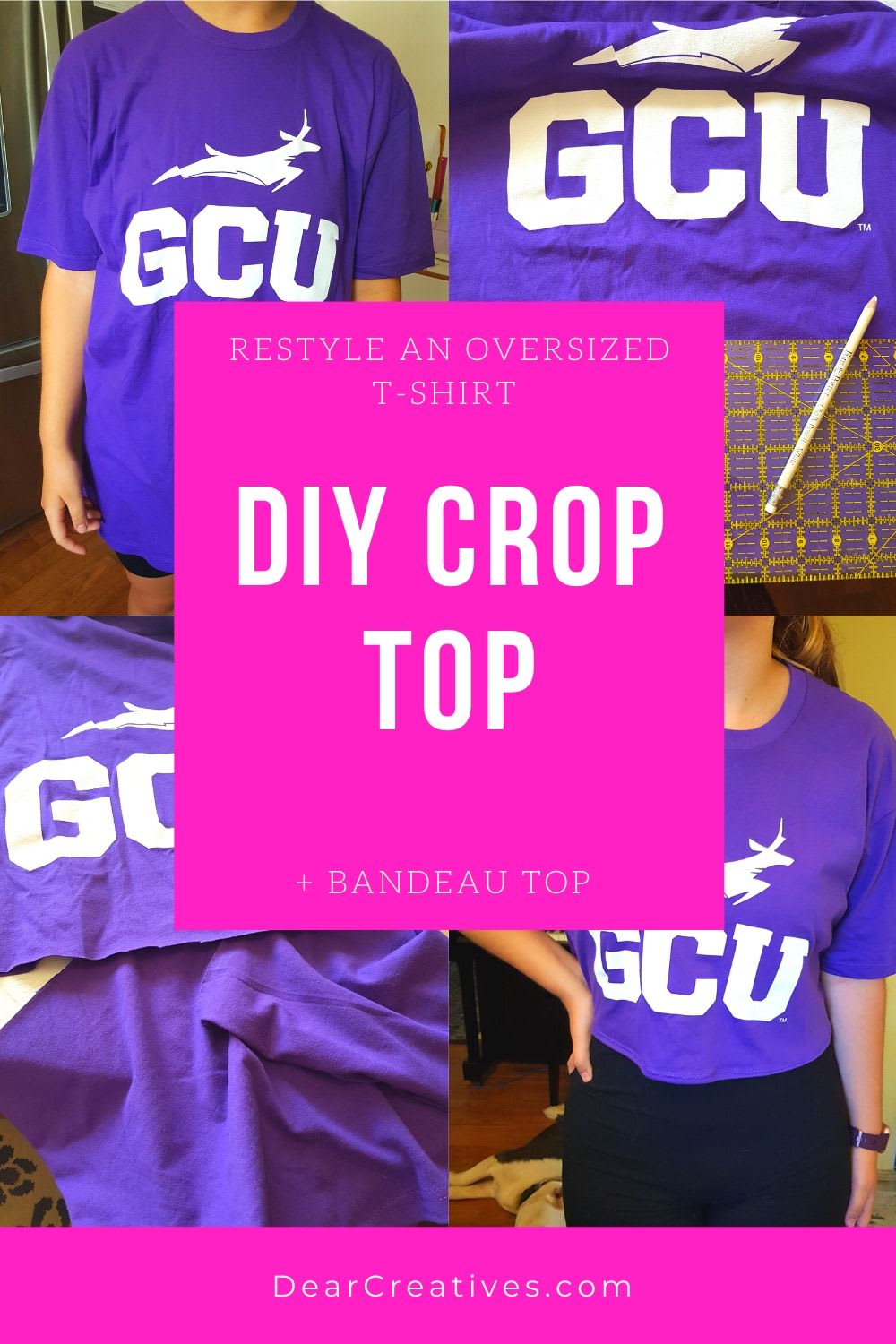 DIY Crop Top - Sew And No Sew Instructions