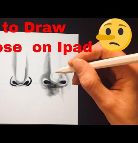 How to draw a Nose procreate tips and tricks 2019 4k procreat