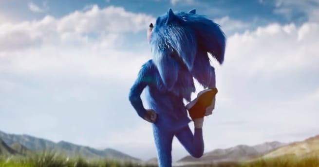Sonic the Hedgehog here is the first trailer