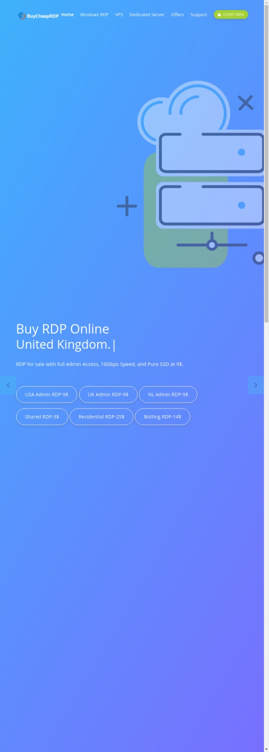 Buy RDP Online - Buy Cheap RDP - USA/UK/NL/FR