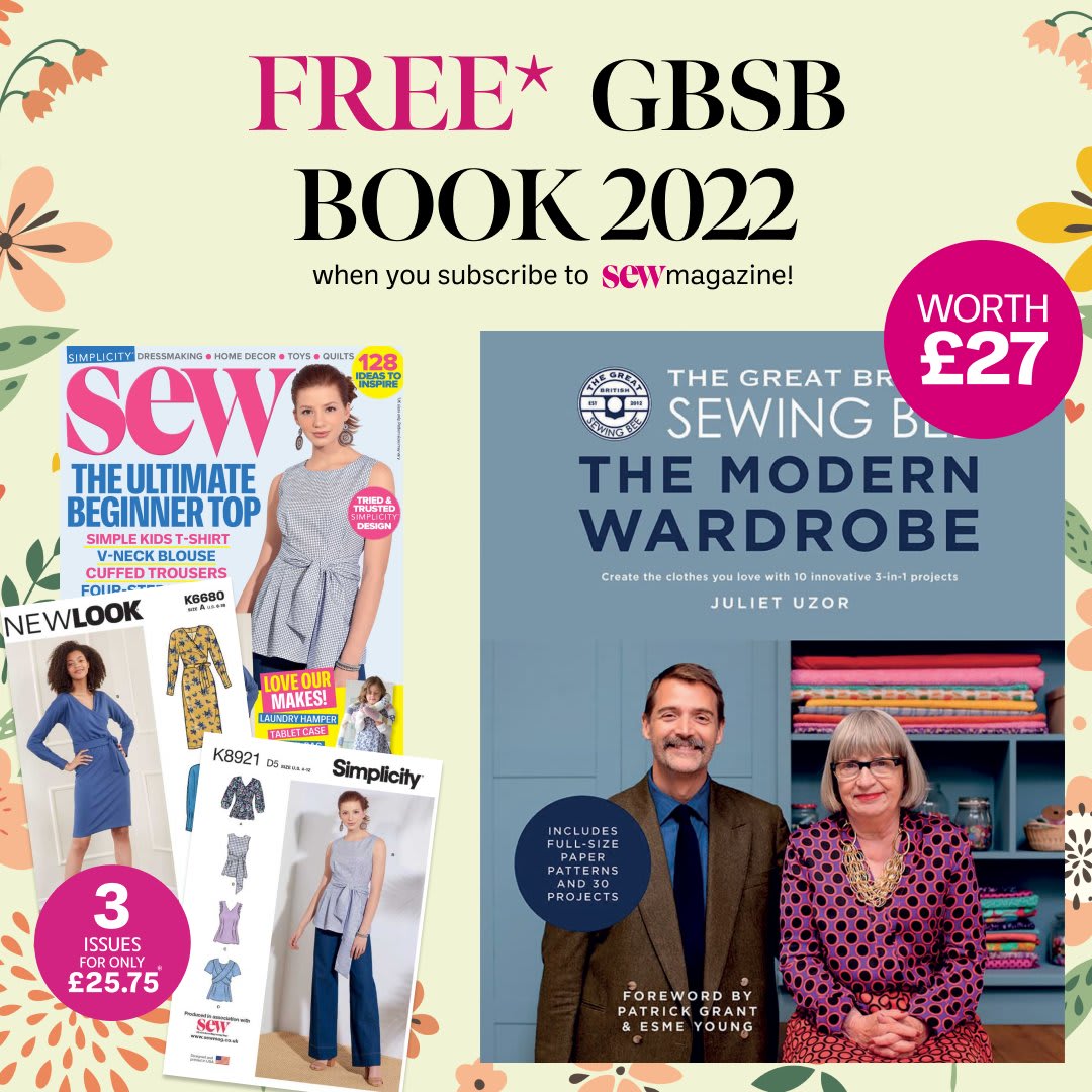 FREE* The Great British Sewing Bee Book 2022 WORTH £27 when you