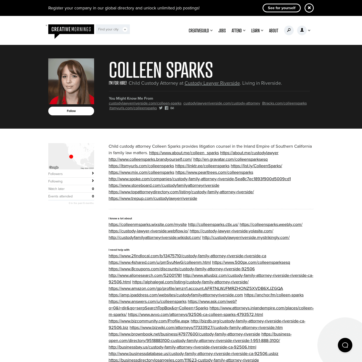 Colleen Sparks on CreativeMornings