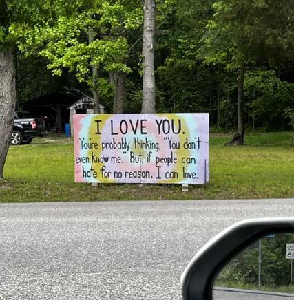 A very Wholesome massage I came across at a rural intersection. These things are becoming a myth in this country