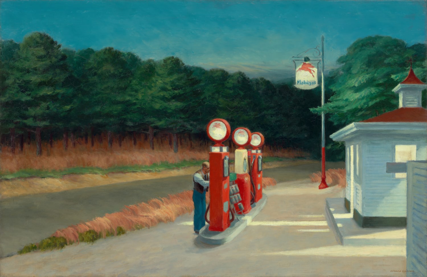 Gas, Edward Hopper, 1940,