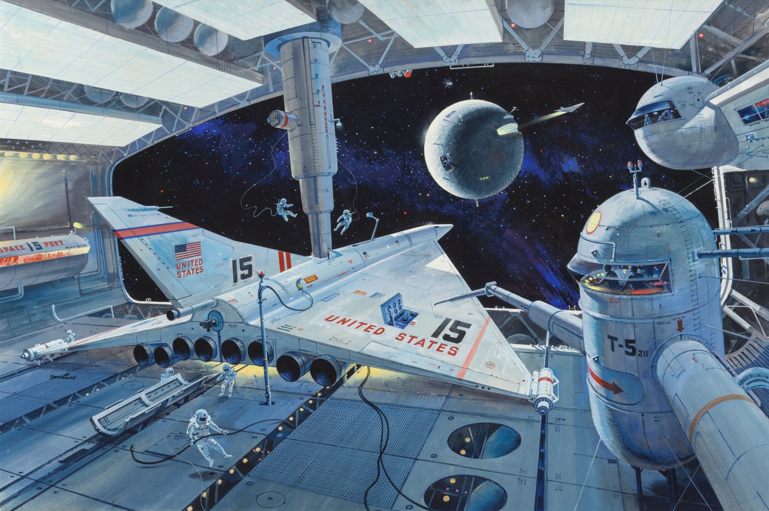 Robert McCall's America in Space