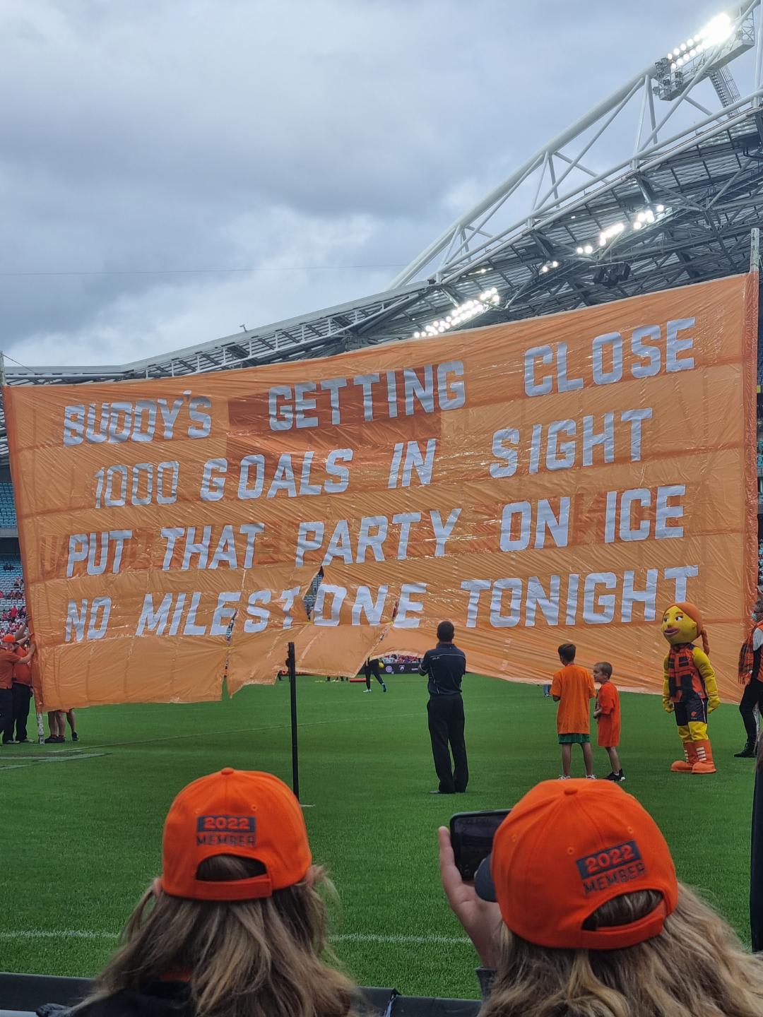 The Giants are making a big call with their banner tonight