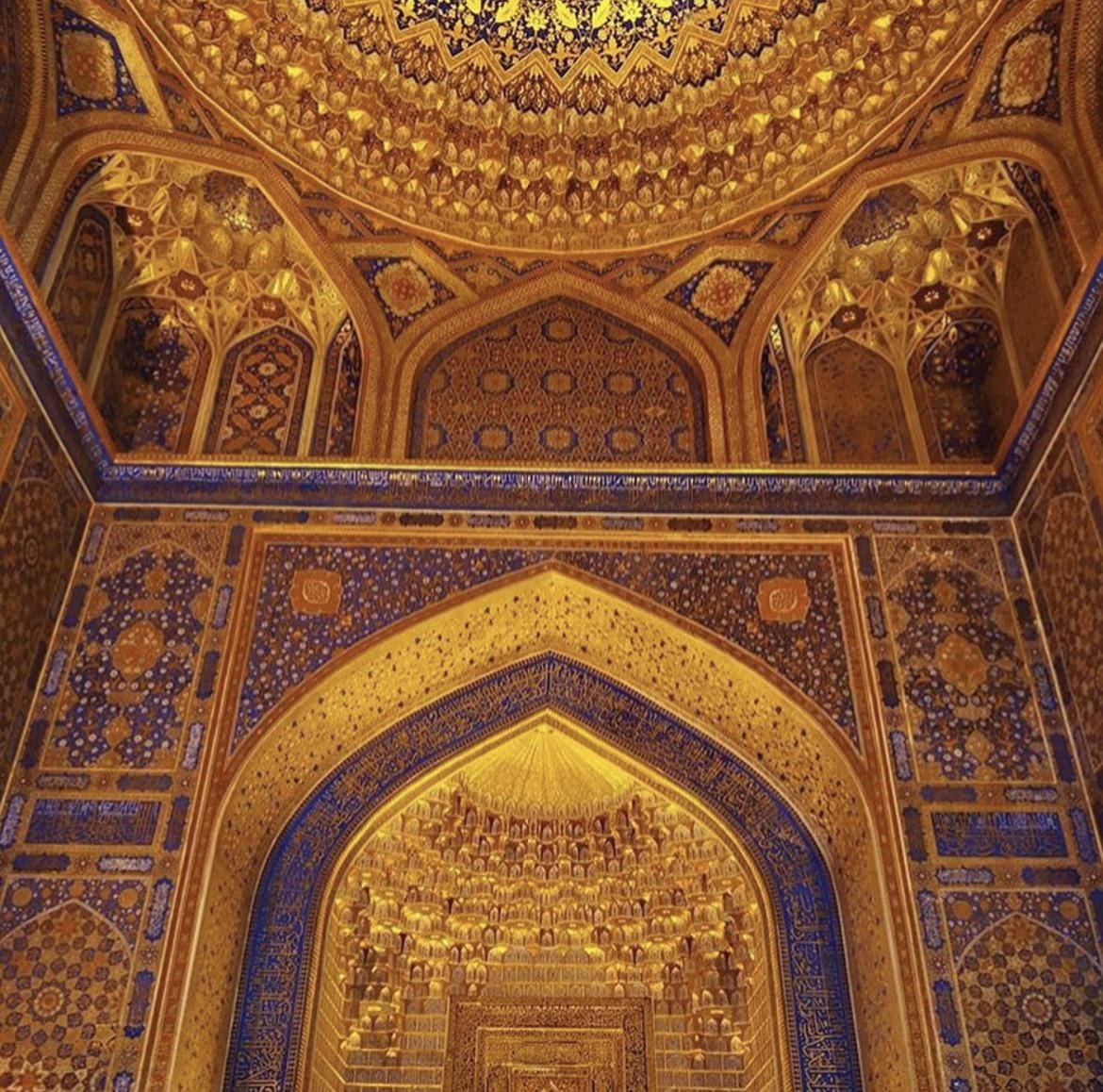 Tillakori Medrese in Samarkand, Uzbekistan