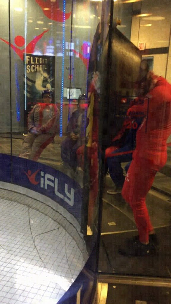 ifly instructor showing off.