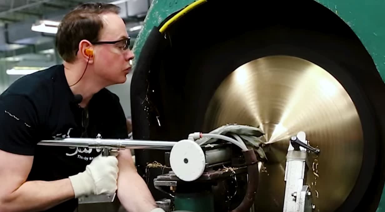 How a cymbal is made