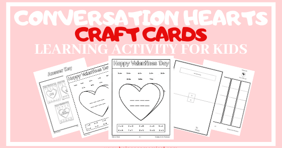 Valentine's Day Learning Activity And Craft For Kids