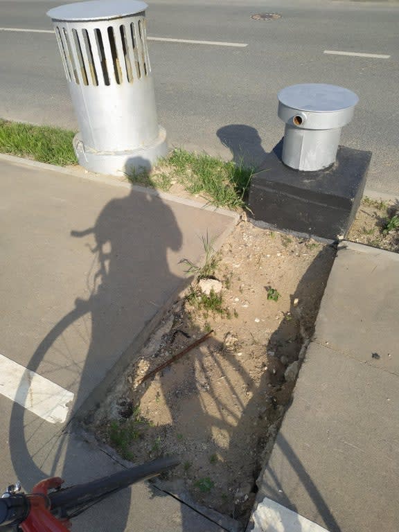 Cut a trench in the bike lane? Yes sir! Fill it back in when I'm done? Now you're asking for too much.
