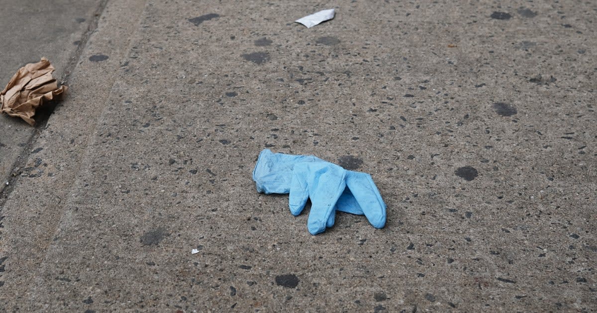 People Are Throwing Used Masks and Gloves on the Ground. It Needs to Stop.
