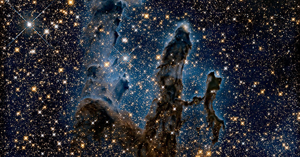 A new view of the Pillars of Creation gives further clues to its gassy demise