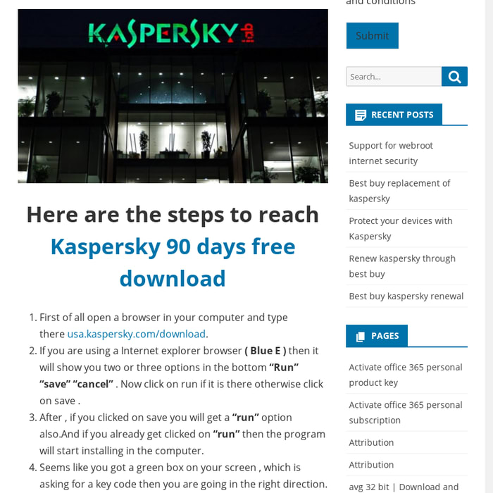 Kaspersky 90 days free download - Tech knowledge for everyone