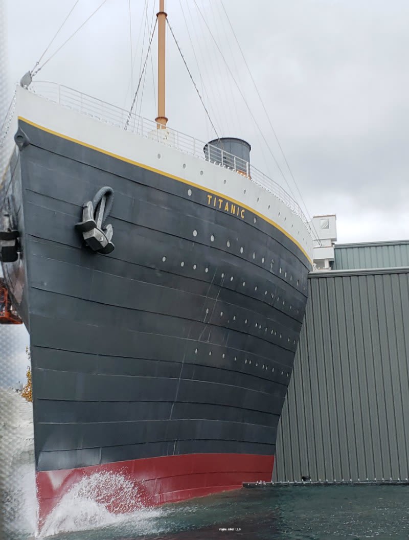 what its like to tour the Titanic Museum in Branson Missouri