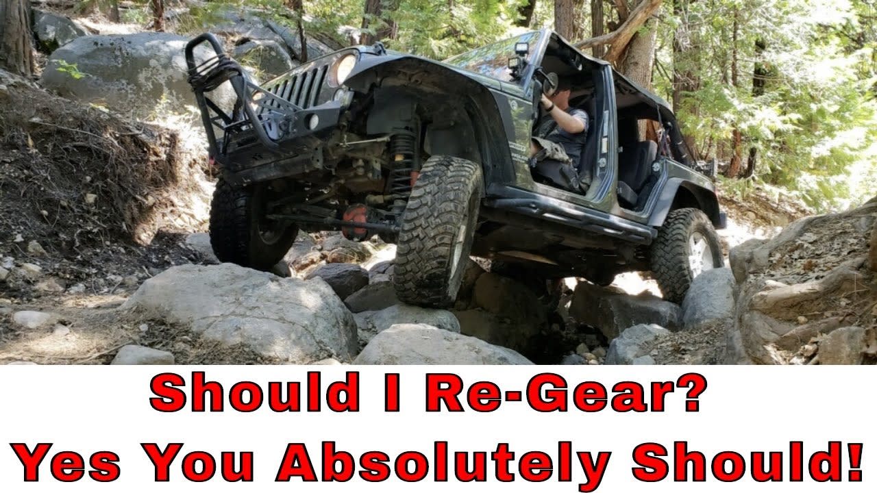 Should You Re-gear Your Jeep? - You Absolutely Should if Want to Run a Tire over 33"