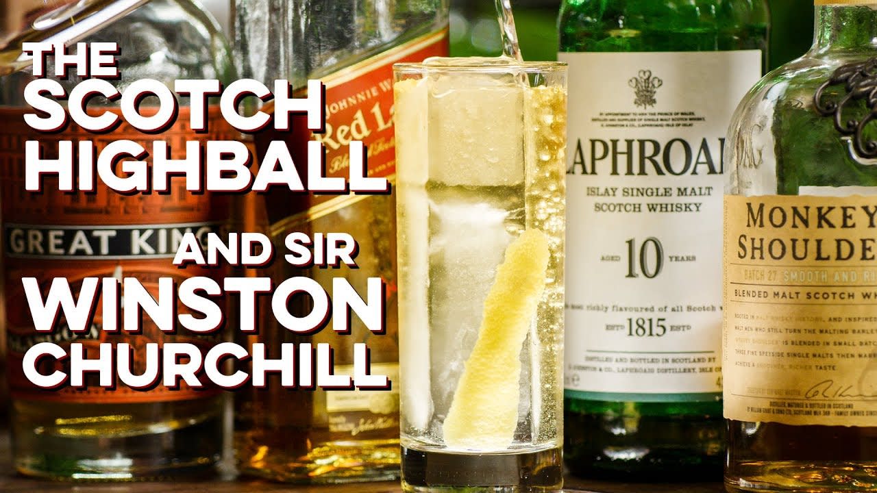 Drinking Four Scotch Highballs like Winston Churchill | How to Drink