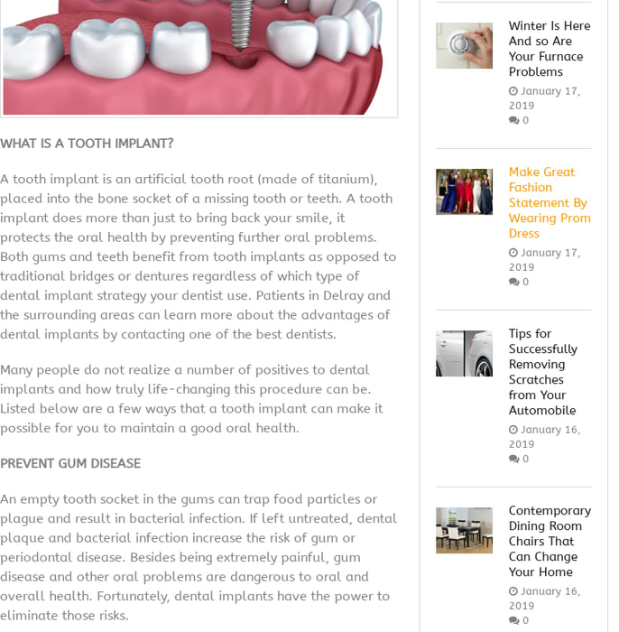 Overhaul Your Oral Health With Tooth Implant Surgery In Delray