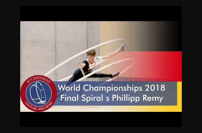 World Championships in Gymwheel 2018 Final Spiral Phillipp Remy