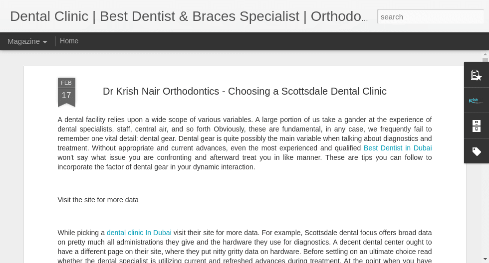 Dr Krish Nair Orthodontics - Choosing a Scottsdale Dental Clinic
