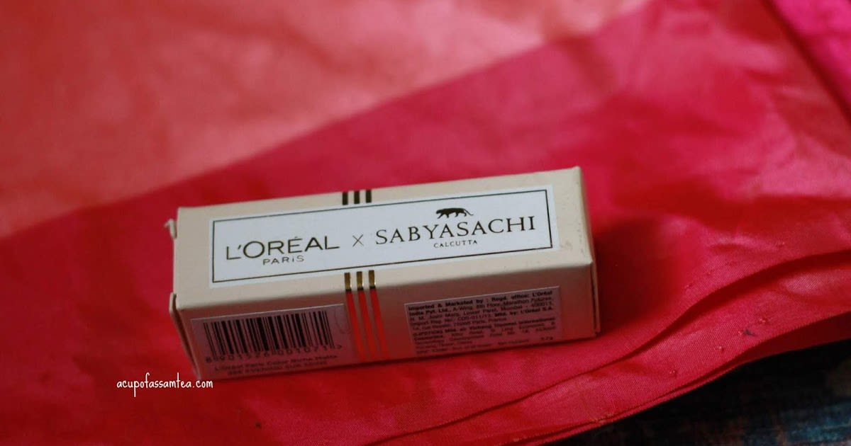 L'Oreal Paris X Color Riche Moist Matte Lipstick Sabyasachi review