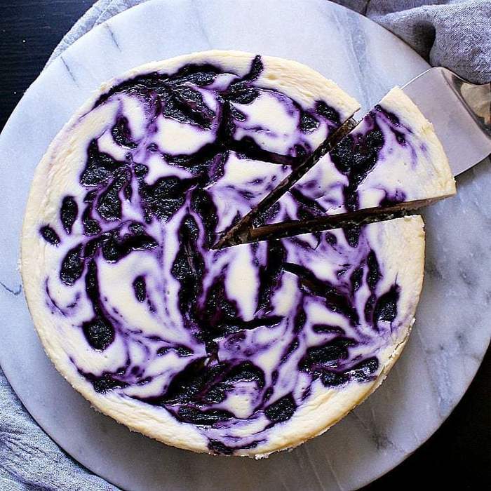 Keto Blueberry Cheesecake - Mama Bear's Cookbook