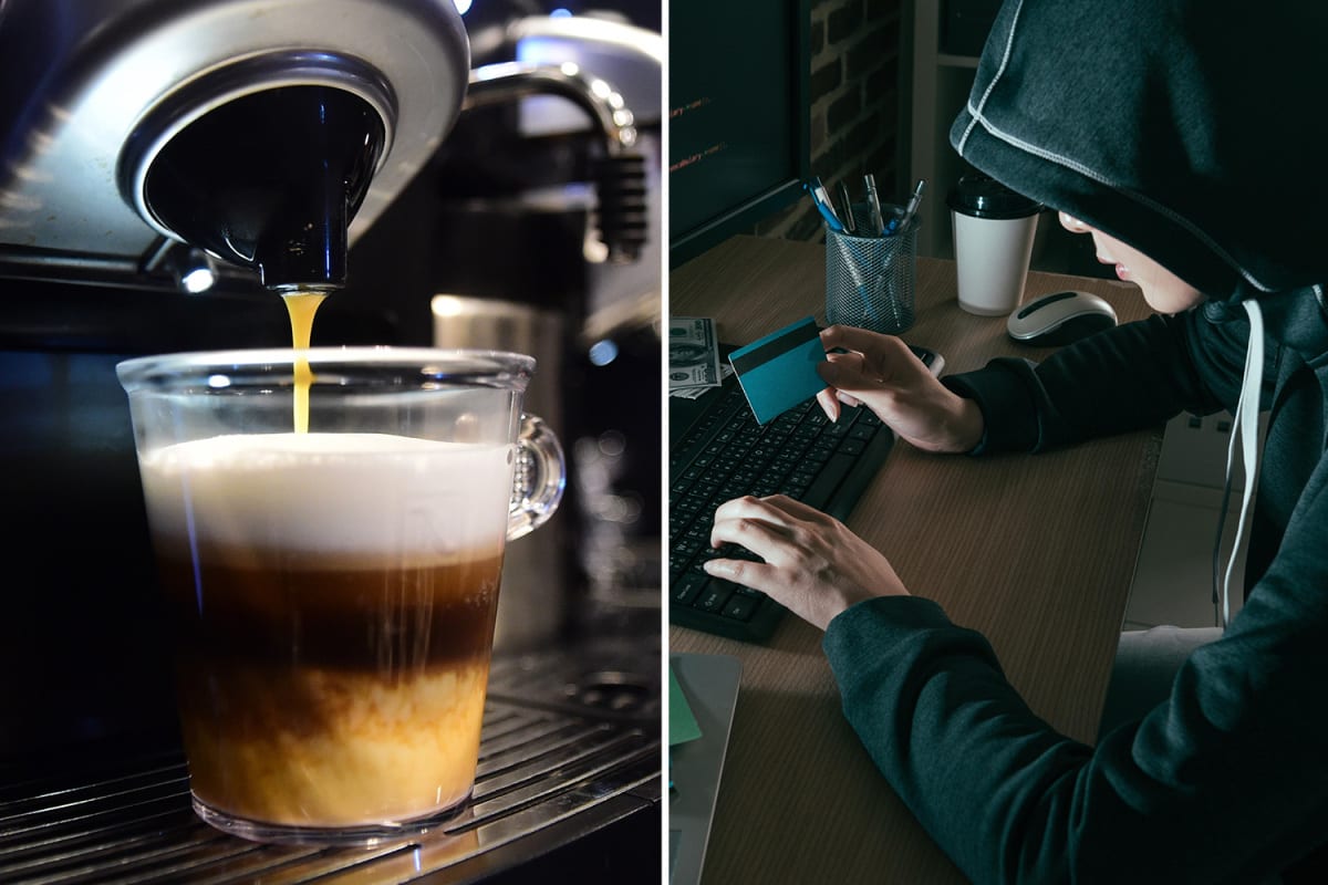 Hackers can steal your ID and bank details from COFFEE MACHINES, expert warns