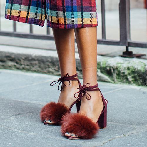 Furry Shoes May Not Be Practical For Summer, But They Are Really Pretty