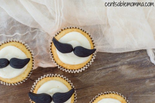 Mustache Cupcakes Recipe