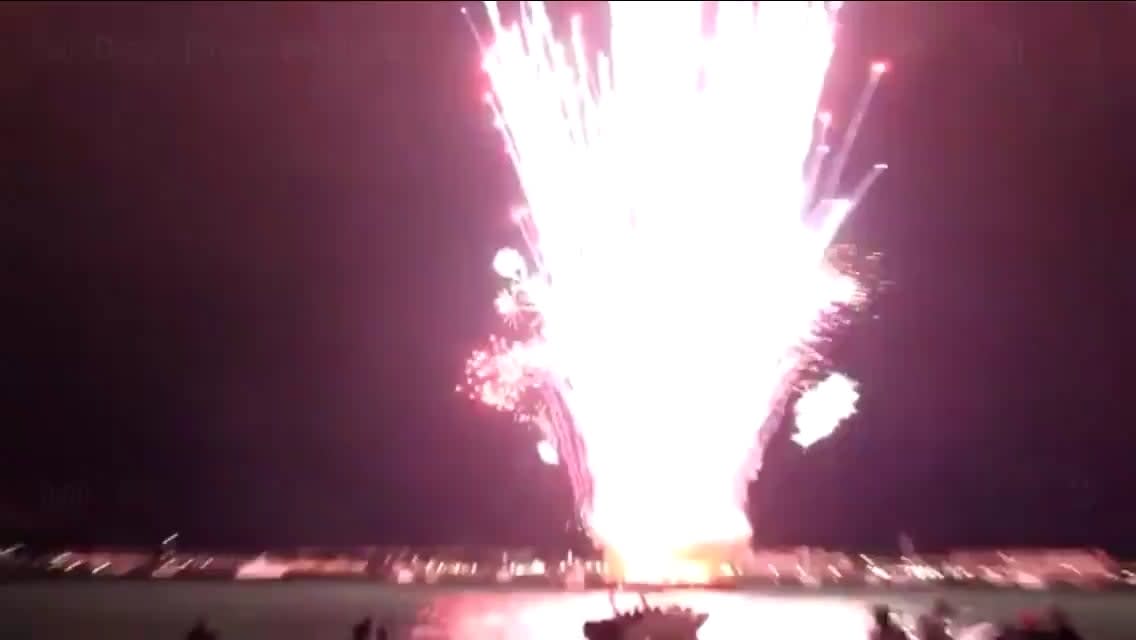 City of San Diego accidentally sets off all it's fireworks at once
