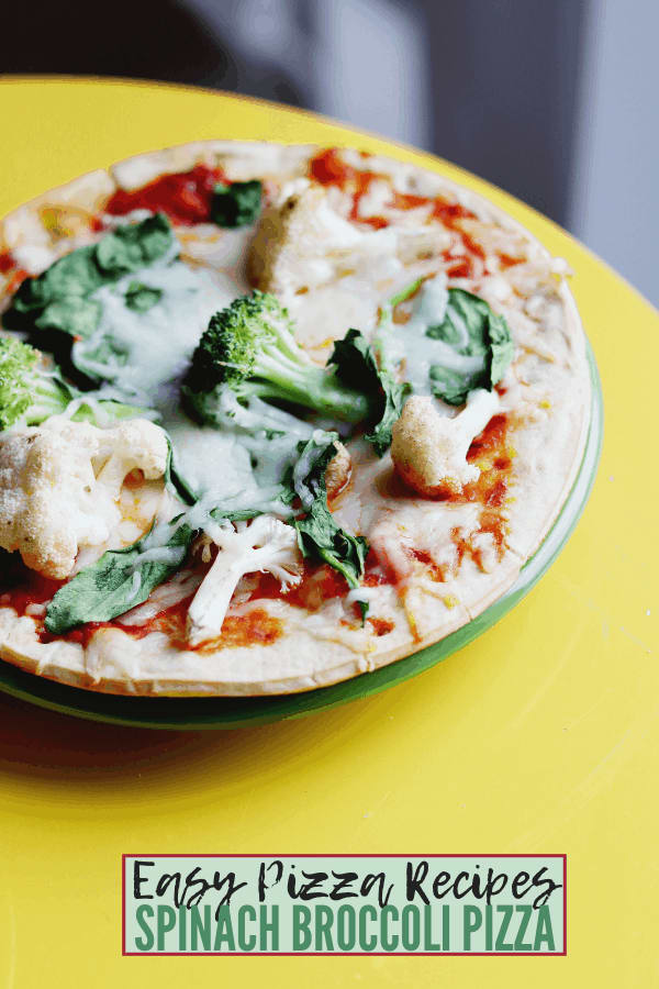 Easy Pizza Recipes: Spinach Vegetable Pizza