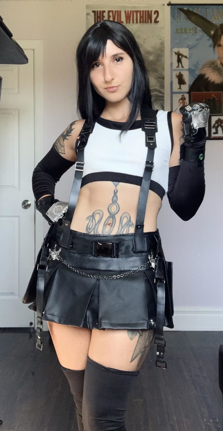 My first cosplay! Tifa from final fantasy 7 remake
